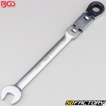 Llave combinada de trinquete de doble articulación BGS de 14 mm