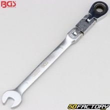 Llave combinada de trinquete de doble articulación BGS de 8 mm