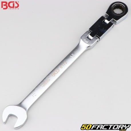12 mm BGS double joint ratchet combination wrench