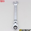 14mm BGS Articulated Ratchet Combination Wrench