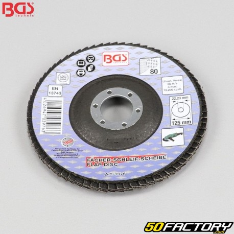 Flap disc Ã˜125 mm grit 80 BGS