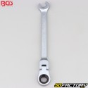 9mm BGS Articulated Ratchet Combination Wrench