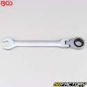 15mm BGS Articulated Ratchet Combination Wrench