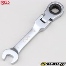 8 mm BGS Articulated Short Ratchet Combination Wrench