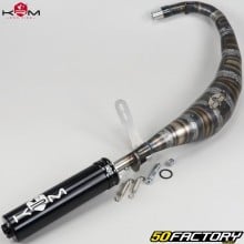 Exhaust pipe AM6 Minarelli KRM Pro Ride 50/70cc muffler black