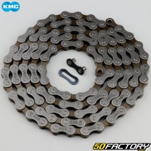 Bicycle chain 5 - 6 - 7 speed 116 links KMC silver and bronze