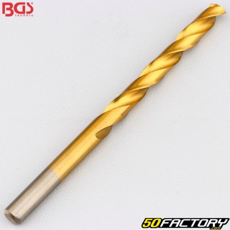 Stahlbohrer BGS Titanium 7 mm HSS