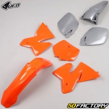 Kit carenados KTM SX 125, 200, 400 (2000) UFO naranja y gris