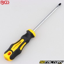 Flat screwdriver 3x80 mm BGS yellow