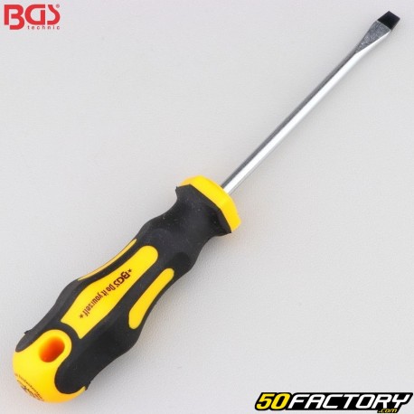 Flat screwdriver 5x100 mm BGS yellow
