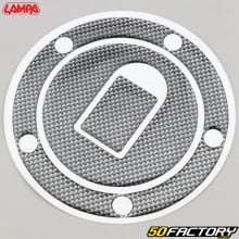 Sticker de trappe de réservoir d'essence Lampa type Kawasaki, Suzuki carbone