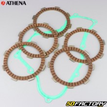 Discos de embrague forrados y junta de cárter Honda CR 80 R (1984 - 2002), 85 (2003 - 2007) Athena