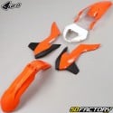 Fairing kit KTM EXC, EXC-F 125, 200, 250, 300... (2014 - 2016) UFO orange, white and black