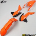 Kit carenado KTM EXC, EXC-F 125, 200, 250, 300... (2014 - 2016) UFO naranja y negro