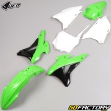 Kit de carenado Kawasaki KX 85 (2014 - 2022) UFO verde y blanco