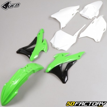 Kit de plásticos Kawasaki KX 85 (2014 - 2021) UFO blanco y verde