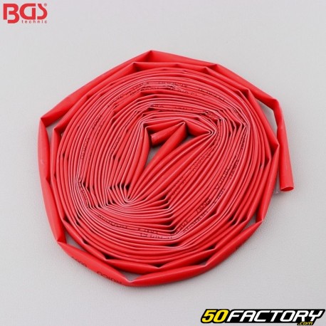 Heat shrink tubing Ã˜5mm 6M BGS red