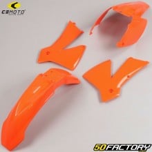 Kit carénages KTM EXC 125, 200, 250, 300... (2004), SX 125, 250 (2003 - 2004) CeMoto orange