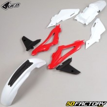 Kit de carenados Husqvarna CR 125 (2009 - 2013) UFO blanc et rouge