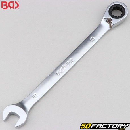10mm BGS Reversible Ratchet Combination Wrench
