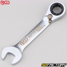 BGS Short 10 mm Reversible Ratchet Combination Wrench