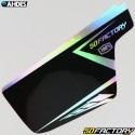 Kit déco Yamaha PW 50 Ahdes blanc et noir holographique