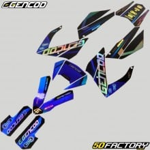 Decoration kit Masai Ultimate,  Hanway Furious Gencod black and blue holographic