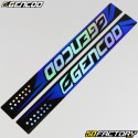 Kit déco Derbi DRD, Gilera SMT, RCR (2011 - 2017) Gencod noir et bleu holographique (écriture DRD)