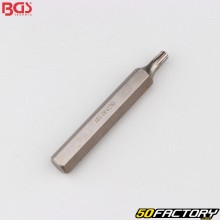 Torx bit drilled T27 3/8&quot; BGS long