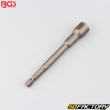 Bussola a percussione per trapano 10 mm 6 punta 1 / 4&quot; BGS extra lunga