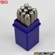 Punches for striking digits 4 mm BGS