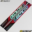 Deko-Kit Derbi Senda DRD Racing (2004 - 2010) Gencod schwarz und rot holographisch