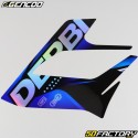 Deko-Kit Derbi Senda DRD Racing (2004 - 2010) Gencod schwarz und blau holografisch