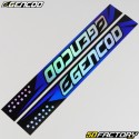 Kit grafiche adesivi Derbi Senda DRD Racing (2004 - 2010) Gencod olografico nero e blu