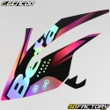 Kit decorativo Beta RR 50, Biker, Track (2004 - 2010) Gencod holográfico negro y rosa