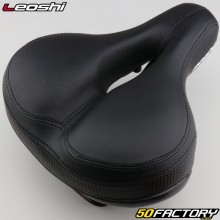 250x210 mm &quot;VTC/city&quot; bicycle saddle Leoshi with black springs