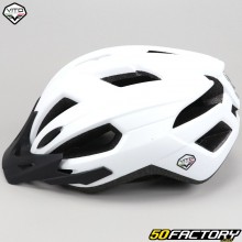 Bicycle helmet with integrated rear light Vito E-Travel satin white