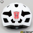 Casco de bicicleta con luz trasera integrada Vito E-Travel blanco satinado