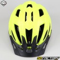 Capacete de bicicleta com luz traseira integrada Vito E-Travel amarelo fosco fluorescente