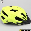 Casco bici con luce posteriore integrata Vito E-Travel giallo fluo opaco