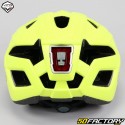 Casco de bicicleta con luz trasera integrada Vito E-Travel amarillo flúor mate