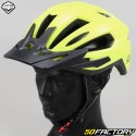 Capacete de bicicleta com luz traseira integrada Vito E-Travel amarelo fosco fluorescente