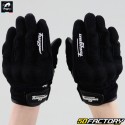 Gloves Furygan Jet Kid 3O CE Approved Motorcycle Black and White