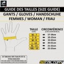 Women&#39;s gloves Furygan Jet Lady D3O CE approved motorcycle black and gold