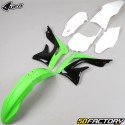 Kit de carenagem Kawasaki KXF 450 (2013 - 2015) UFO branco e verde