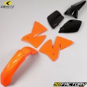 Kit de carenado KTM SX 125, 200, 400 (2000)... CeMoto naranja y negro