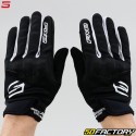 Guantes de calle Five  Globe Evo CE aprobado en blanco y negro