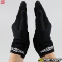 Gants street Five Globe Evo homologués CE noirs et blancs