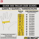 Guantes de calle Five  Globe Evo CE aprobado en blanco y negro