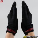 Street gloves Five Globe Evo CE approved motorcycle black and red
